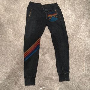 Aviator nation, sweatpants, size medium, charcoal